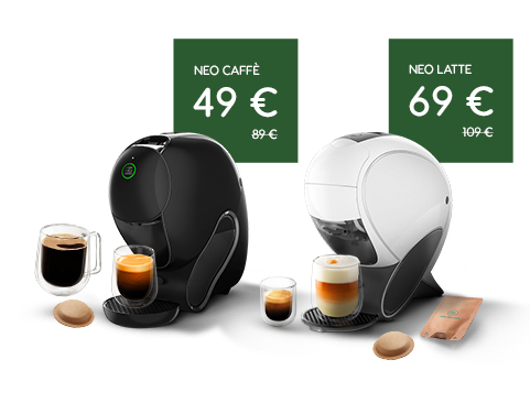 MACHINES NEO À PRIX RÉDUIT par Dolce Gusto header image