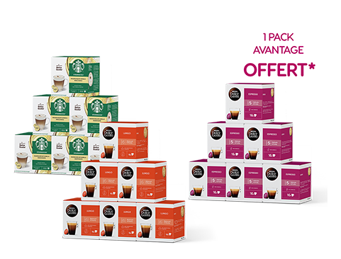 Promo 2+1 sur nos capsules espresso | NESCAFÉ® Dolce Gusto header image