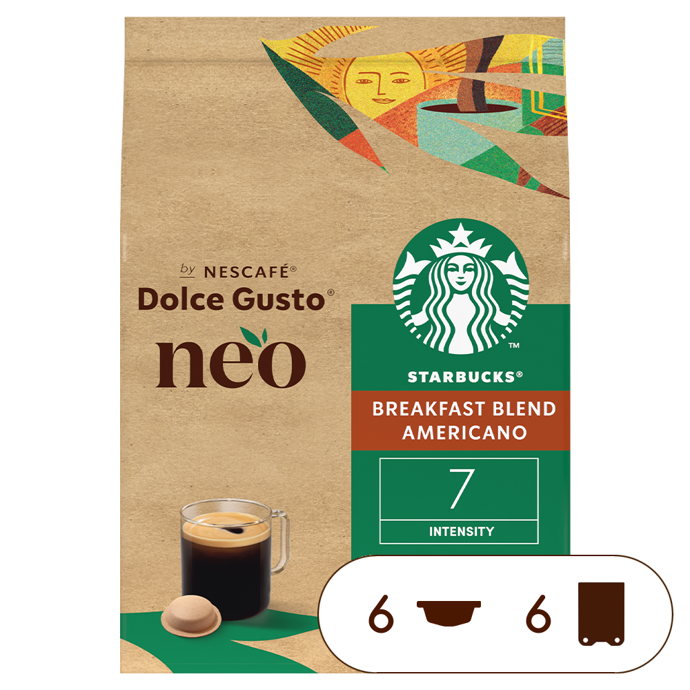 NEO Starbucks® Breakfast Blend Americano 12 dosettes