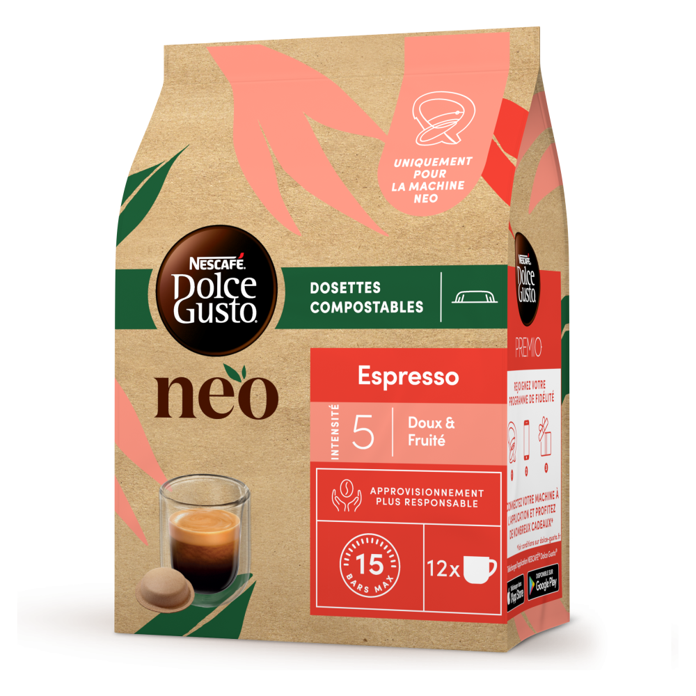 Boîte de capsules NEO Espresso 12 Dosettes NESCAFÉ® Dolce Gusto