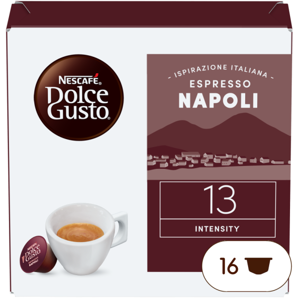 Café italien espresso Napoli 16 Capsules Dolce Gusto®