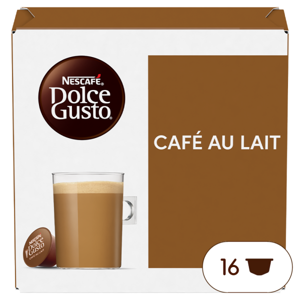 Boîte de 16 capsules CAFÉ AU LAIT 16 CAPSULES NESCAFÉ® Dolce Gusto thumbnail