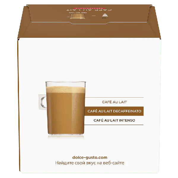 Caf au lait Decaffeinato 16 Capsules Dolce Gusto