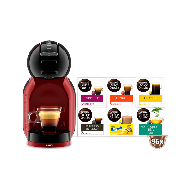 PACK MINI ME ROUGE NOIRE & SELECTION TOP VENTES 6 BOÎTES | Dolce Gusto