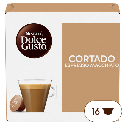 Boîte de 16 capsules ESPRESSO MACCHIATO (CORTADO) 16 CAPSULES NESCAFÉ® Dolce Gusto