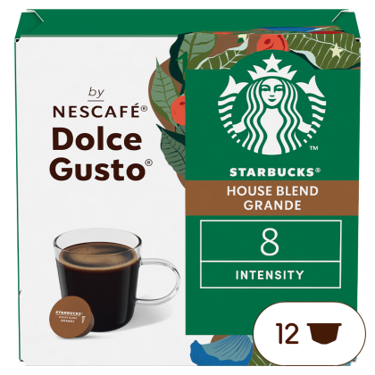 Boîte de 12 capsules STARBUCKS® HOUSE BLEND GRANDE 12 CAPSULES NESCAFÉ® Dolce Gusto