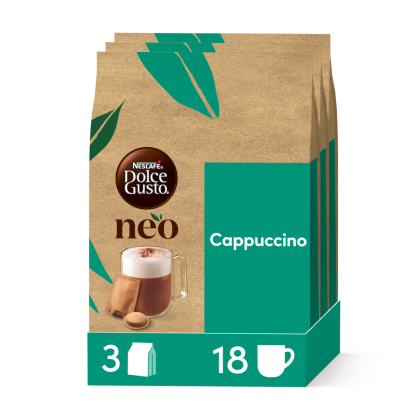 Pack NEO Cappuccino 18 capsules & 18 sachets
