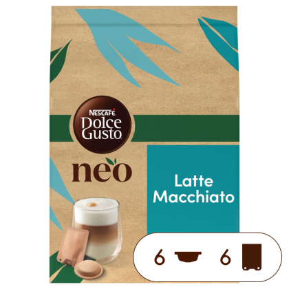 Boîte de 12 capsules NEO Latte Macchiato 6 Dosettes 6 Sachets NESCAFÉ® Dolce Gusto