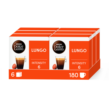 Boîte de 180 capsules PACK AVANTAGE CAFÉ LONG LUNGO 180 CAPSULES NESCAFÉ® Dolce Gusto
