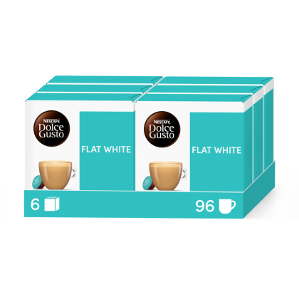PACK DE CAPSULES CAF&Eacute; FLAT WHITE DOLCE GUSTO