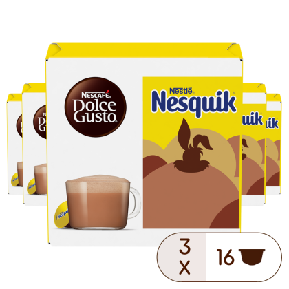 Boîte de 48 capsules NESQUIK® 48 CAPSULES NESCAFÉ® Dolce Gusto Boîte de 48 capsules NESQUIK® 48 CAPSULES NESCAFÉ® Dolce Gusto
