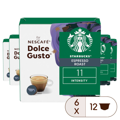 Boîte de 72 capsules PACK AVANTAGE STARBUCKS® ESPRESSO ROAST 72 CAPSULES NESCAFÉ® Dolce Gusto