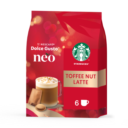 Boîte de dosettes NEO Starbucks® Toffee Nut Latte vue de face