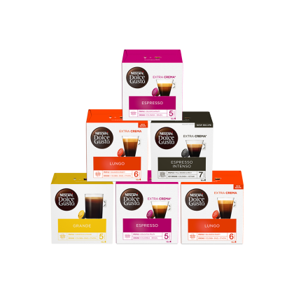 Pack dégustation 96 capsules 100% CAFÉNESCAFÉ® Dolce Gusto®
