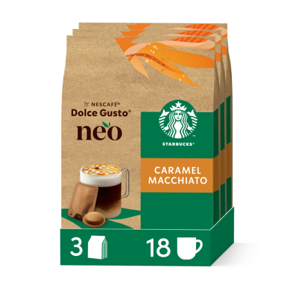 Pack NEO Starbucks® Caramel Macchiato 18 capsules & 18 sachets