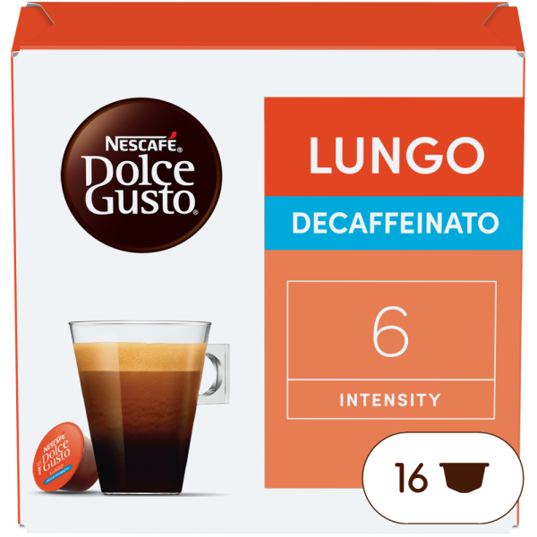 Lungo Decaffeinato 16 capsules