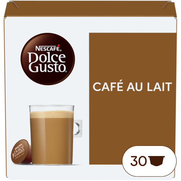 Boîte de 30 capsules CAFÉ AU LAIT MAGNUM 30 CAPSULES NESCAFÉ® Dolce Gusto