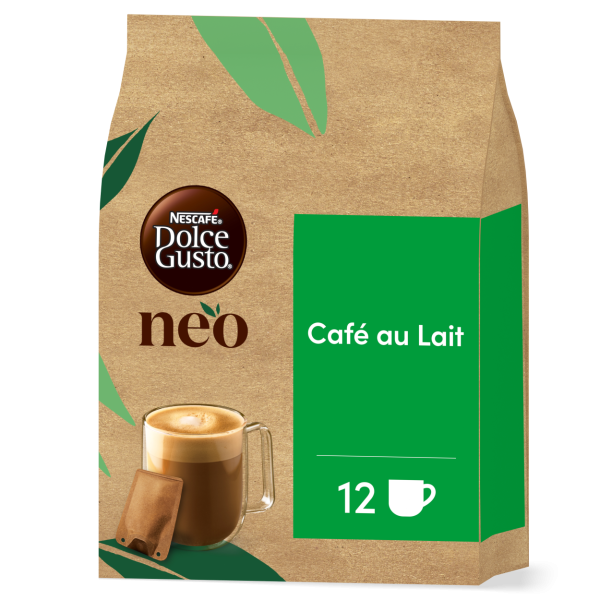 Boîte de capsules NEO Café au Lait 12 Sachets NESCAFÉ® Dolce Gusto