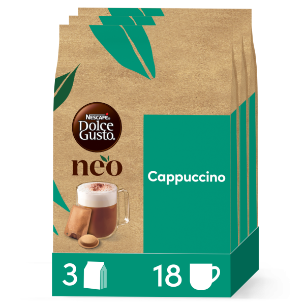 Pack NEO Cappuccino 18 capsules & 18 sachets