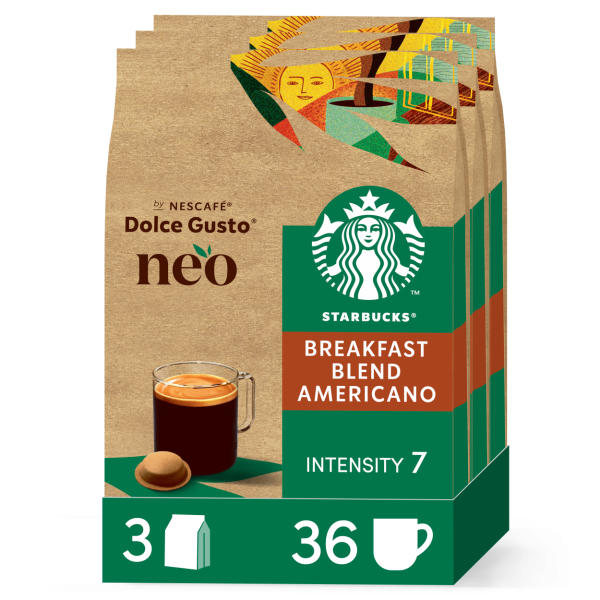 Pack NEO Starbucks® Breakfast Blend Americano 36 capsules