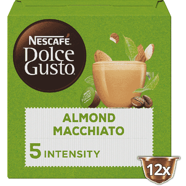 Boîte de 12 capsules CAFÉ AU LAIT D'AMANDE NESCAFÉ® Dolce Gusto® 