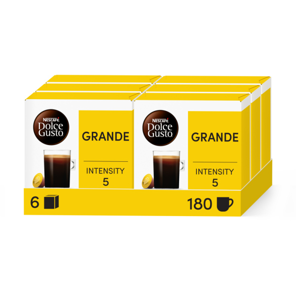 Boîte de 180 capsules PACK AVANTAGE CAFÉ LONG GRANDE 180 CAPSULES NESCAFÉ® Dolce Gusto