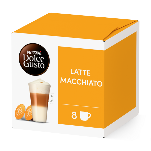 Boîte de 16 capsules LATTE MACCHIATO 16 CAPSULES NESCAFÉ® Dolce Gusto