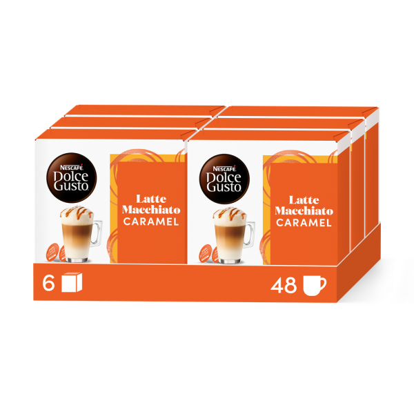 Pack avantage 96 capsules LATTE MACCHIATO CARAMEL NESCAFÉ® Dolce Gusto®
