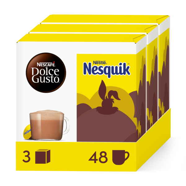 Boîte de 48 capsules NESQUIK® 48 CAPSULES NESCAFÉ® Dolce Gusto