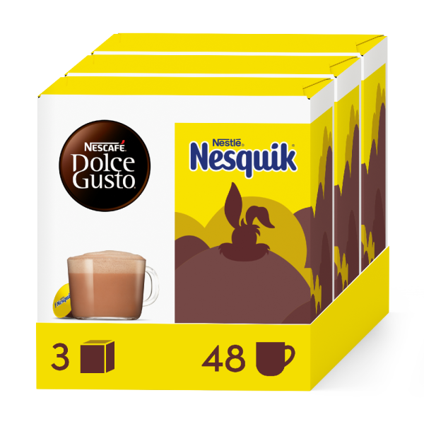 Boîte de 48 capsules NESQUIK® 48 CAPSULES NESCAFÉ® Dolce Gusto