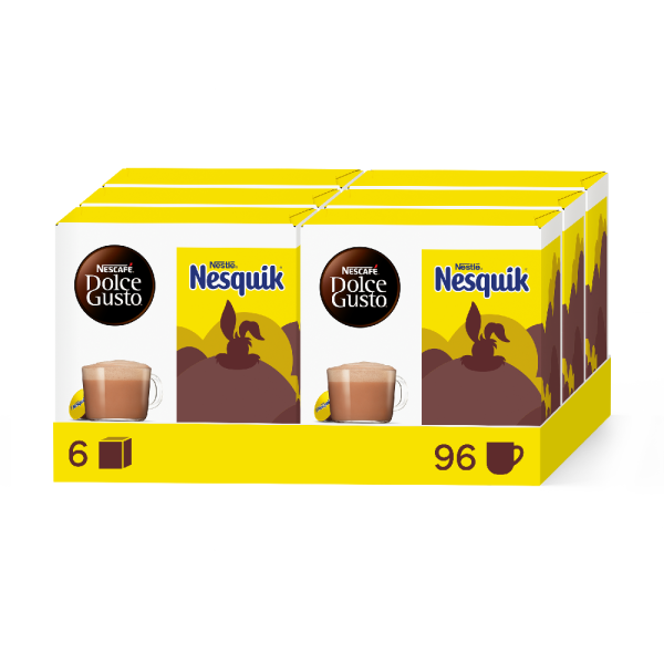 Boîte de 96 capsules PACK AVANTAGE NESQUIK® 96 CAPSULES NESCAFÉ® Dolce Gusto
