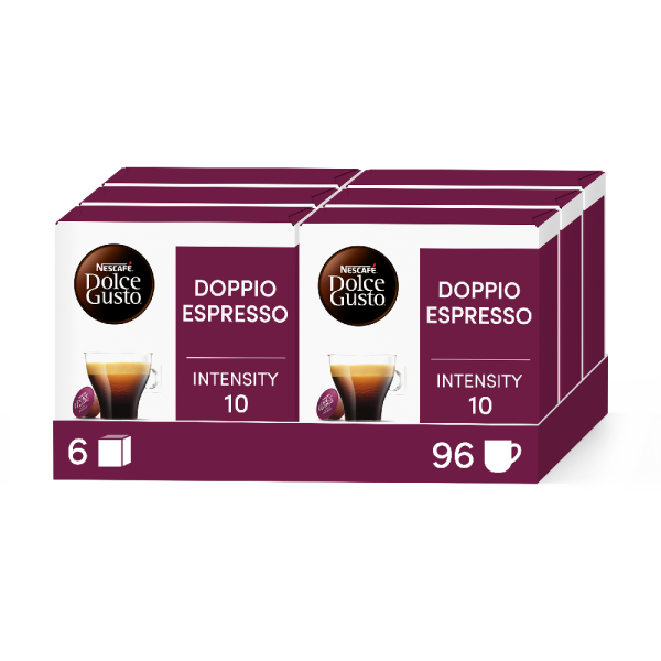 Boîte de 96 capsules PACK AVANTAGE DOUBLE ESPRESSO 96 CAPSULES NESCAFÉ® Dolce Gusto