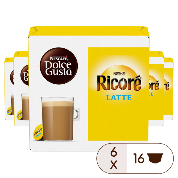Boîte de 96 capsules PACK AVANTAGE RICORÉ® LATTE 96 CAPSULES NESCAFÉ® Dolce Gusto