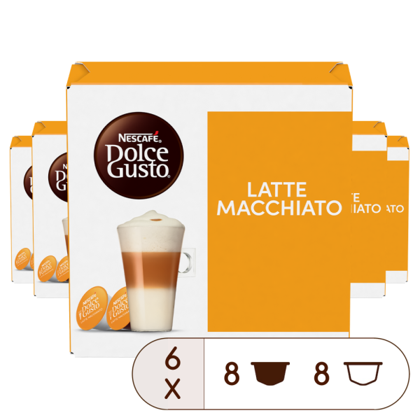 Boîte de 96 capsules PACK AVANTAGE LATTE MACCHIATO 96 CAPSULES NESCAFÉ® Dolce Gusto