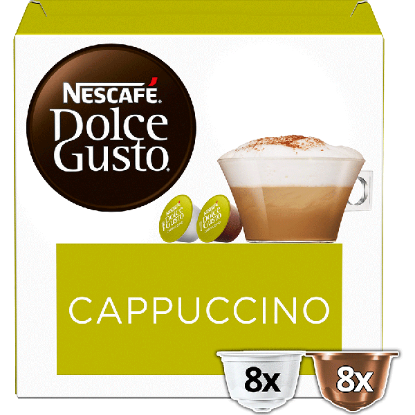 Boîte de 16 capsules CAPPUCCINO NESCAFÉ® Dolce Gusto®
