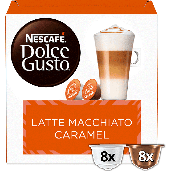 CAPSULES CAFÉ LATTE MACCHIATO CARAMEL