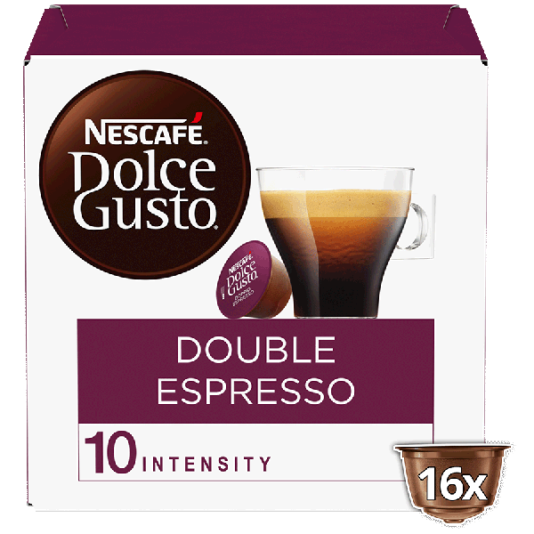 Boîte de 16 capsules DOUBLE ESPRESSO NESCAFÉ® Dolce Gusto® 