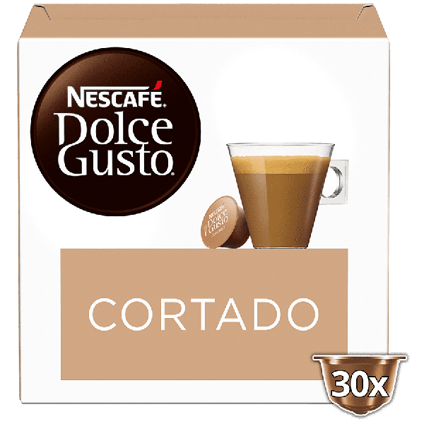 Boîte de 30 capsules ESPRESSO MACCHIATO (CORTADO) MAGNUM NESCAFÉ® Dolce Gusto® 
