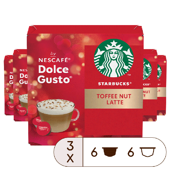 STARBUCKS® TOFFEE NUT LATTE 36 CAPSULES