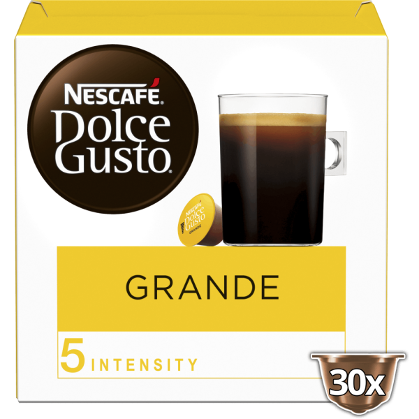 Boîte de 30 capsules GRANDE MAGNUM NESCAFÉ® Dolce Gusto® 