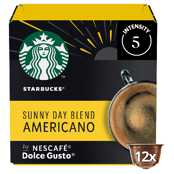 Boîte de 12 capsules STARBUCKS® SUNNY DAY BLEND  NESCAFÉ® Dolce Gusto®
