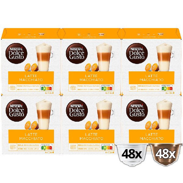 Pack avantage 96 capsules LATTE MACCHIATO NESCAFÉ® Dolce Gusto® 
