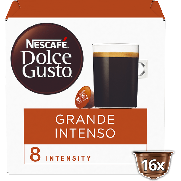 Boîte de 16 capsules GRANDE INTENSO NESCAFÉ® Dolce Gusto® 