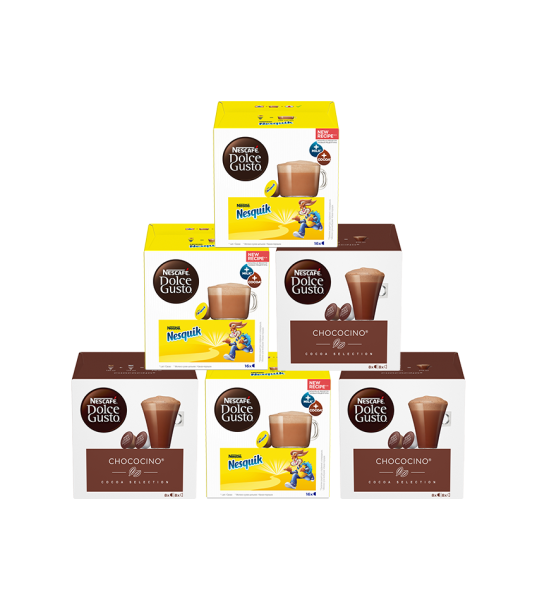 Pack dégustation 96 capsules 100% CHOCONESCAFÉ® Dolce Gusto®
