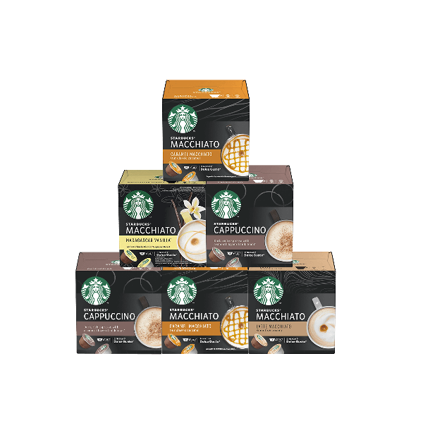 Pack dégustation 72 capsules GOURMAND STARBUCKSNESCAFÉ® Dolce Gusto®

