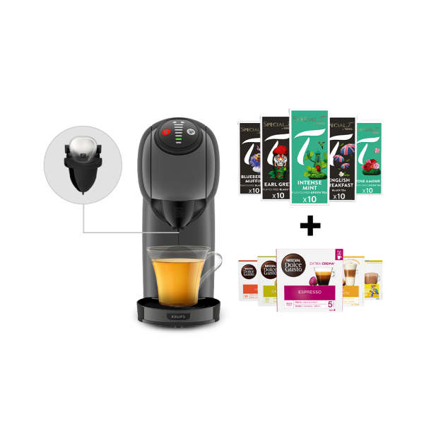GENIO S AUTOMATIQUE ET CAPSULES CAFE DOLCE GUSTO ET SPECIAL T
