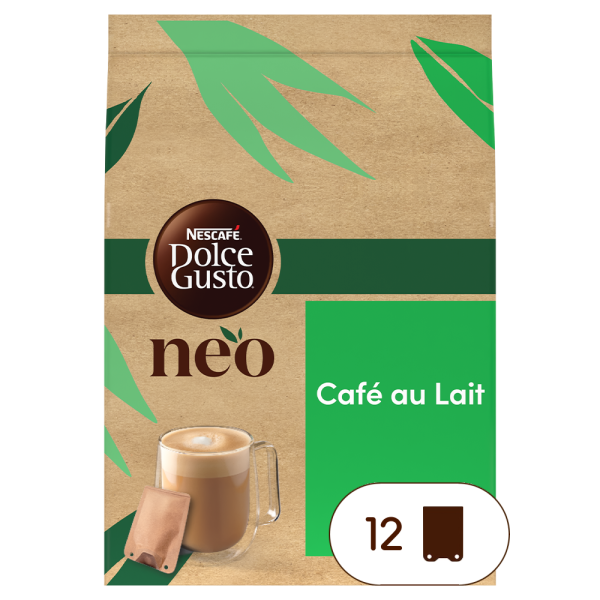 NEO lattes dosette compostable, sachet recyclable papierDolce Gusto®