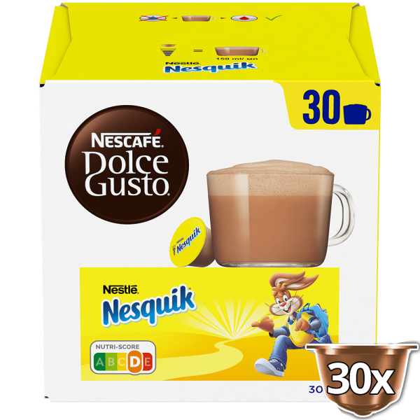Boîte de 30 capsules NESQUIK® NESCAFÉ® Dolce Gusto®
