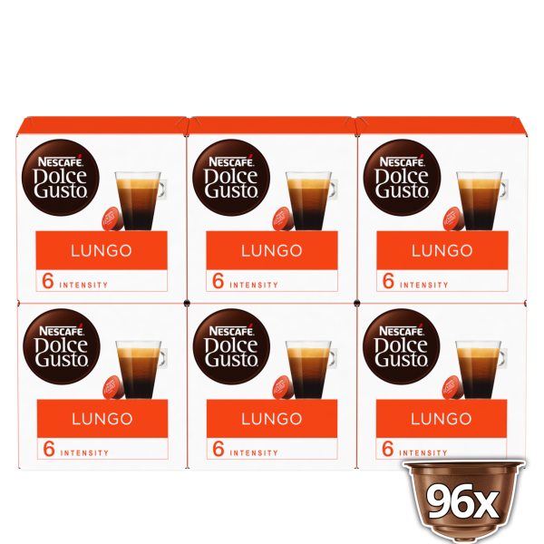 Pack avantage 96 capsules Lungo NESCAFÉ® Dolce Gusto®

