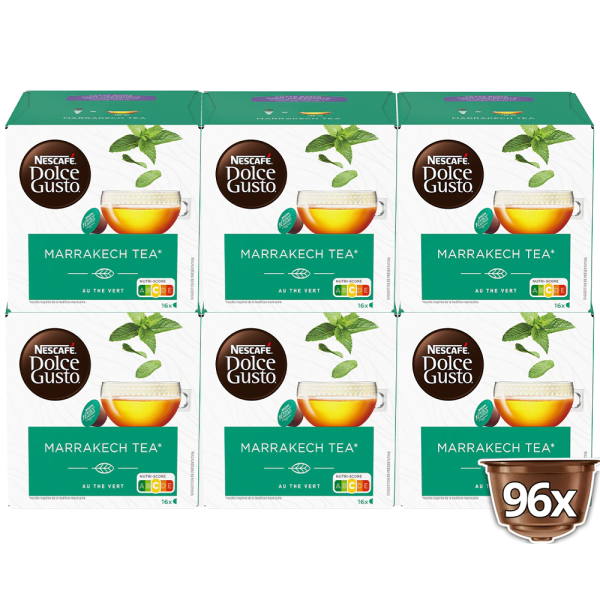 Pack avantage 96 capsules MARRAKECH TEA NESCAFÉ® Dolce Gusto®
